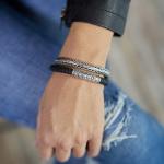 423 Armband  Schwarz Dames CROSSLINE Collection