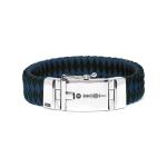 641BBU bracelet leather silver ALPHA ALPHA Collection