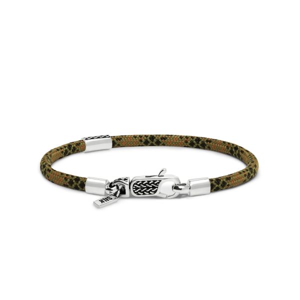 785EM2 Armband Silber & Paracord ALPHA Collection