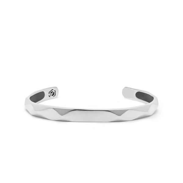 X202 bangle silber SXM - Edged Collection